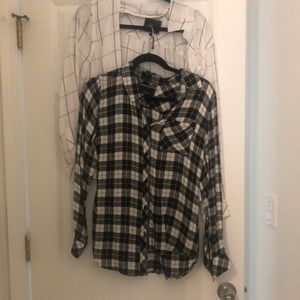2 woman’s Rails shirts both size XS